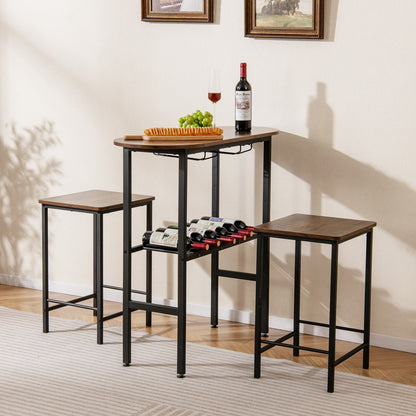3-Piece Counter Height Dining Table Set