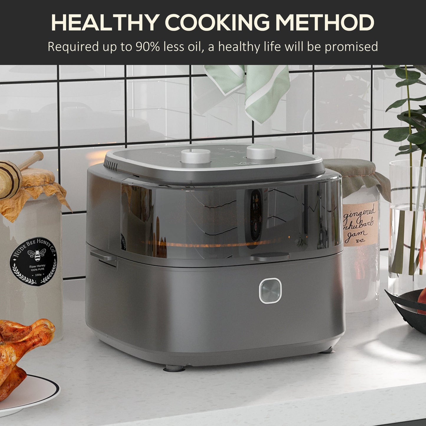 Air Fryer 6.5L – Oil-Free, Healthy Family Recipes