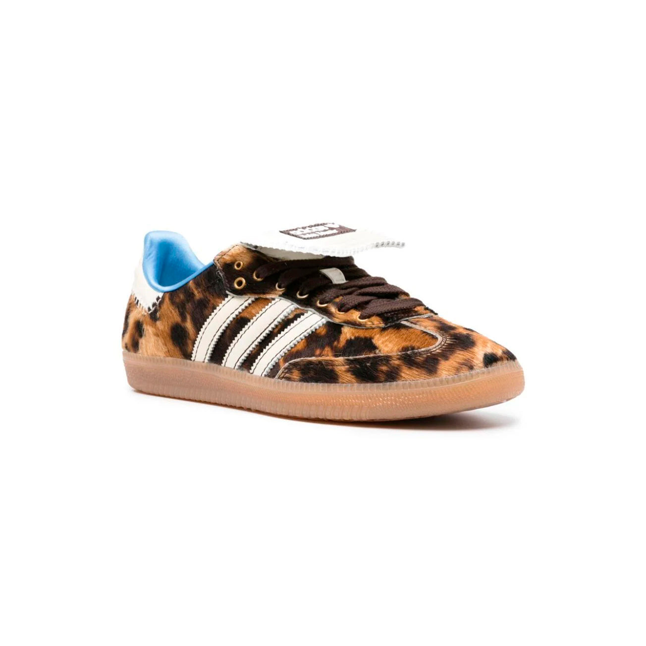 Adidas Samba Basse Imprimé Léopard et Crème x Wales Bonner Édition Limitée