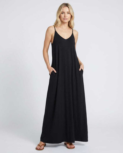 Flowy Maxi Dress | Strappy Long Dress