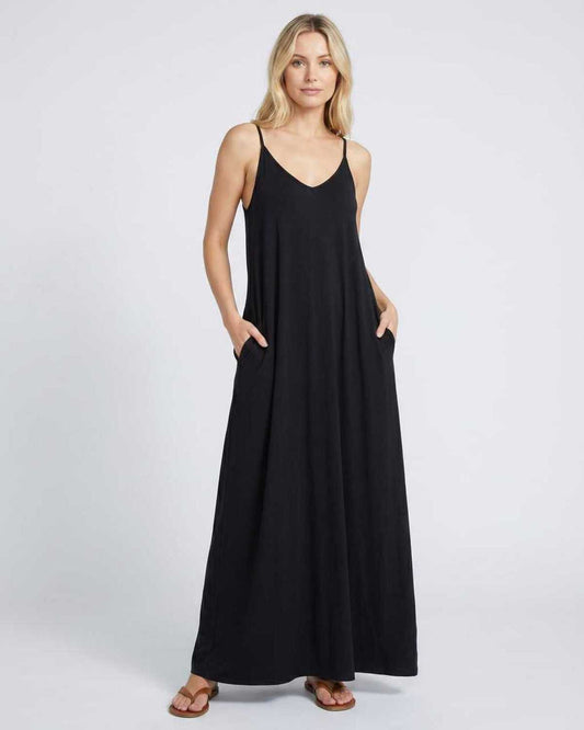 Flowy Maxi Dress | Strappy Long Dress
