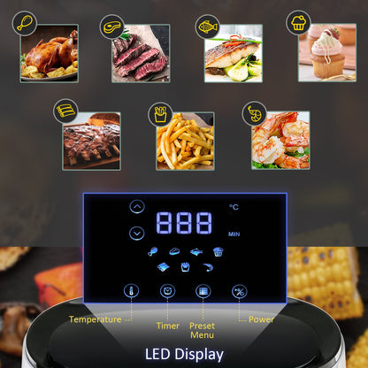 2.5L Air Fryer Oven – Digital, Fast & Healthy Cooking