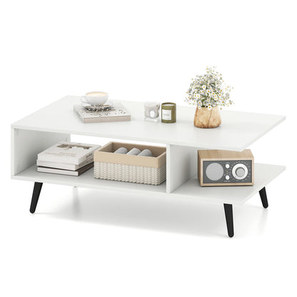 Mid-Century Modern Coffee Table with Storage