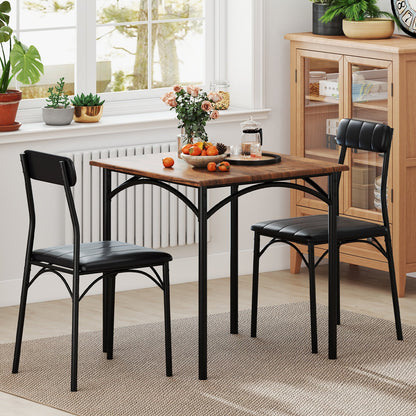 Modern 3-Piece Kitchen Dining Table Set