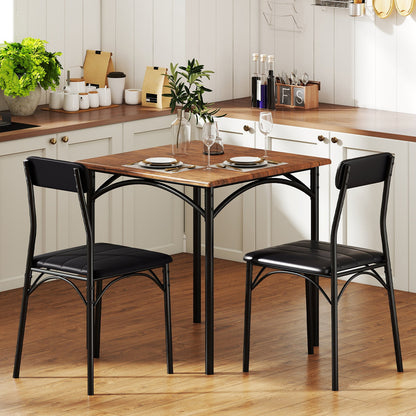 Modern 3-Piece Kitchen Dining Table Set
