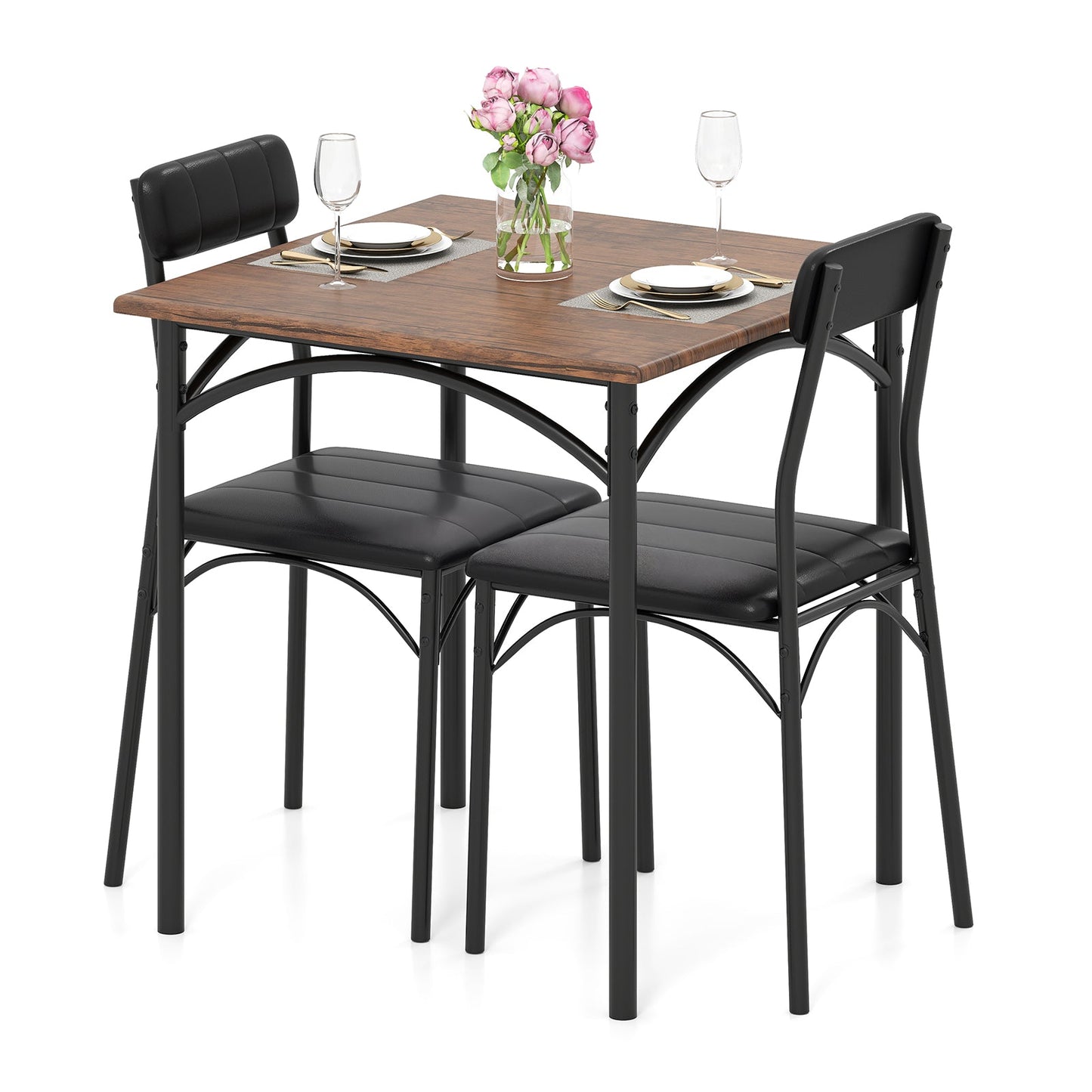 Modern 3-Piece Kitchen Dining Table Set