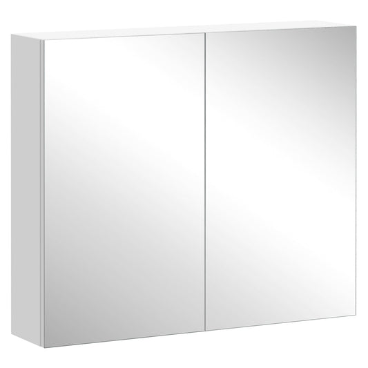 Wall Mounted Bathroom Mirror Cabinet – Double Door