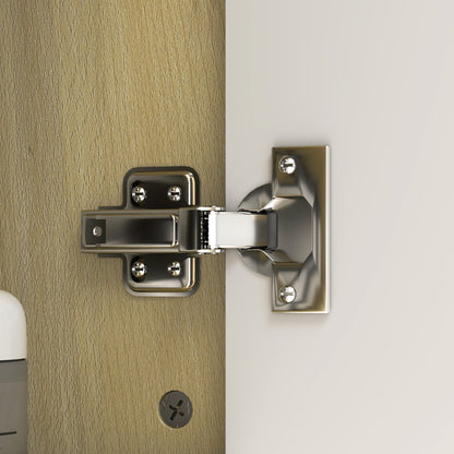 HOMCOM Bathroom Mirror Cabinet with Shelves