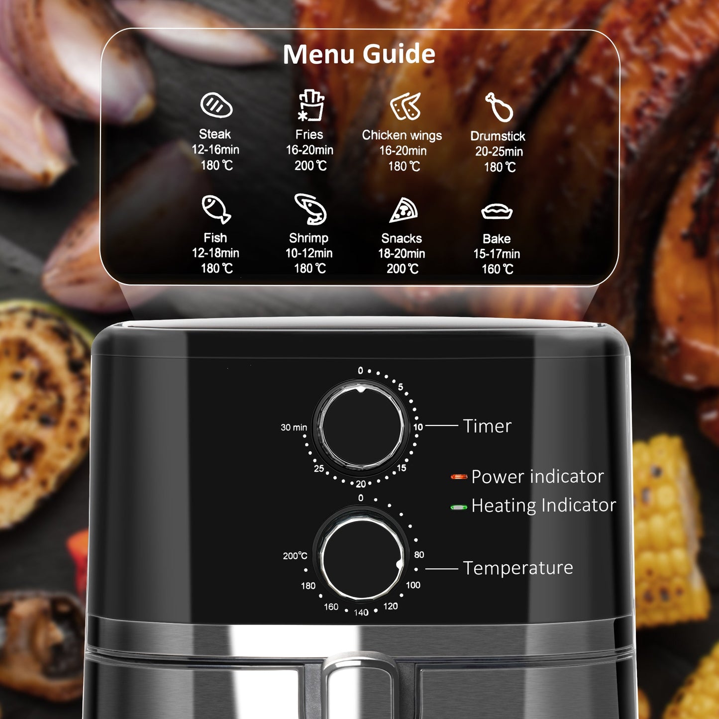 4.5L Air Fryer Oven – Fast, Healthy Family Cooking